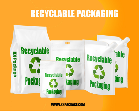 140um Logotipo personalizado Impresso Bolsas de papel de alumínio Stand Up Plastic Packaging Zipper Bag 7